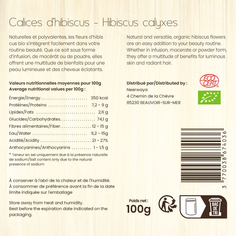 Fleurs d'hibiscus BIO – Image 2