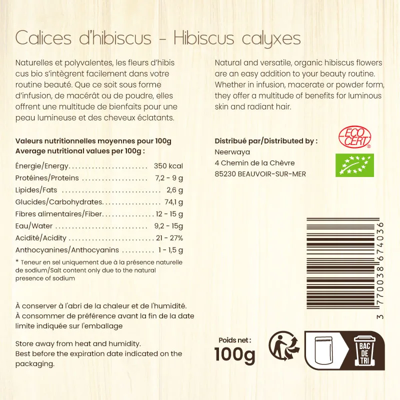 Organic hibiscus flowers - Image 2