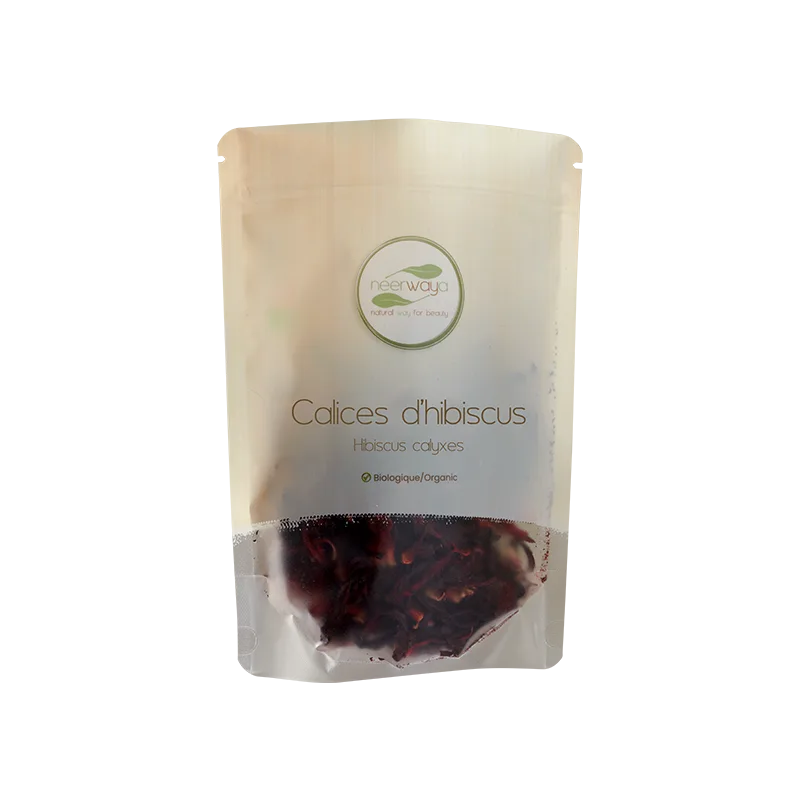 Organic hibiscus flowers